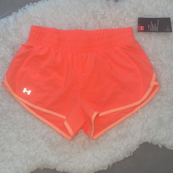 NWT Under Armour London Orange Reflective Shorts Sz Small - Picture 7 of 12